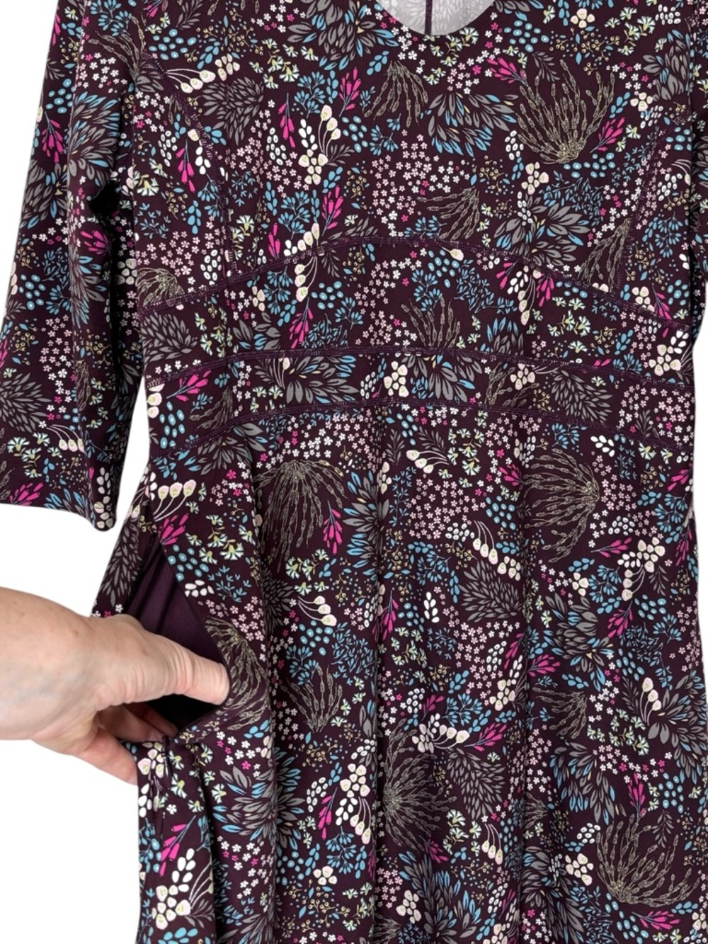 Title Nine Dream Dress‎ Floral Tennis XL - Picture 5 of 11